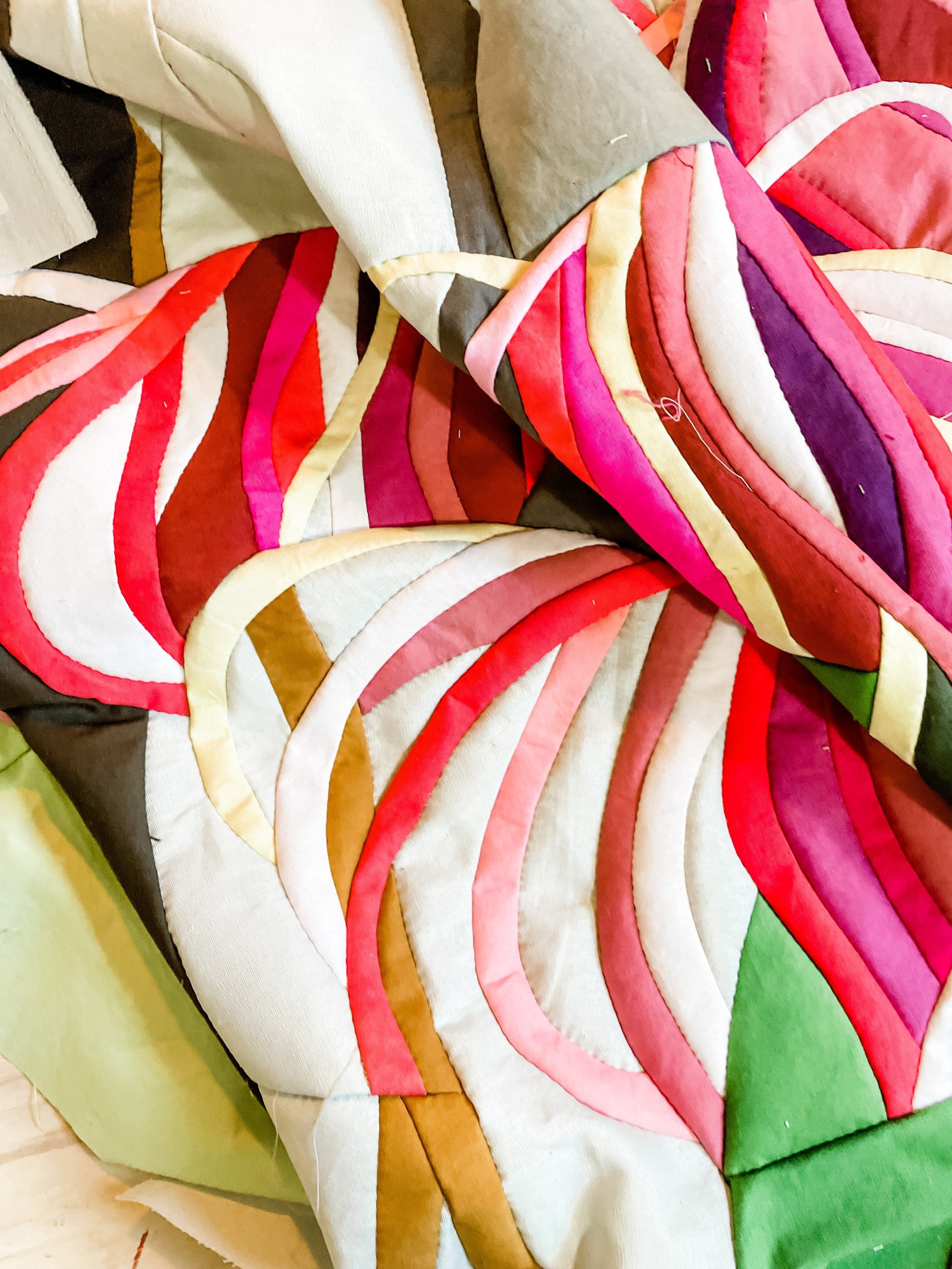 Stunning handmade eucalyptus quilt
