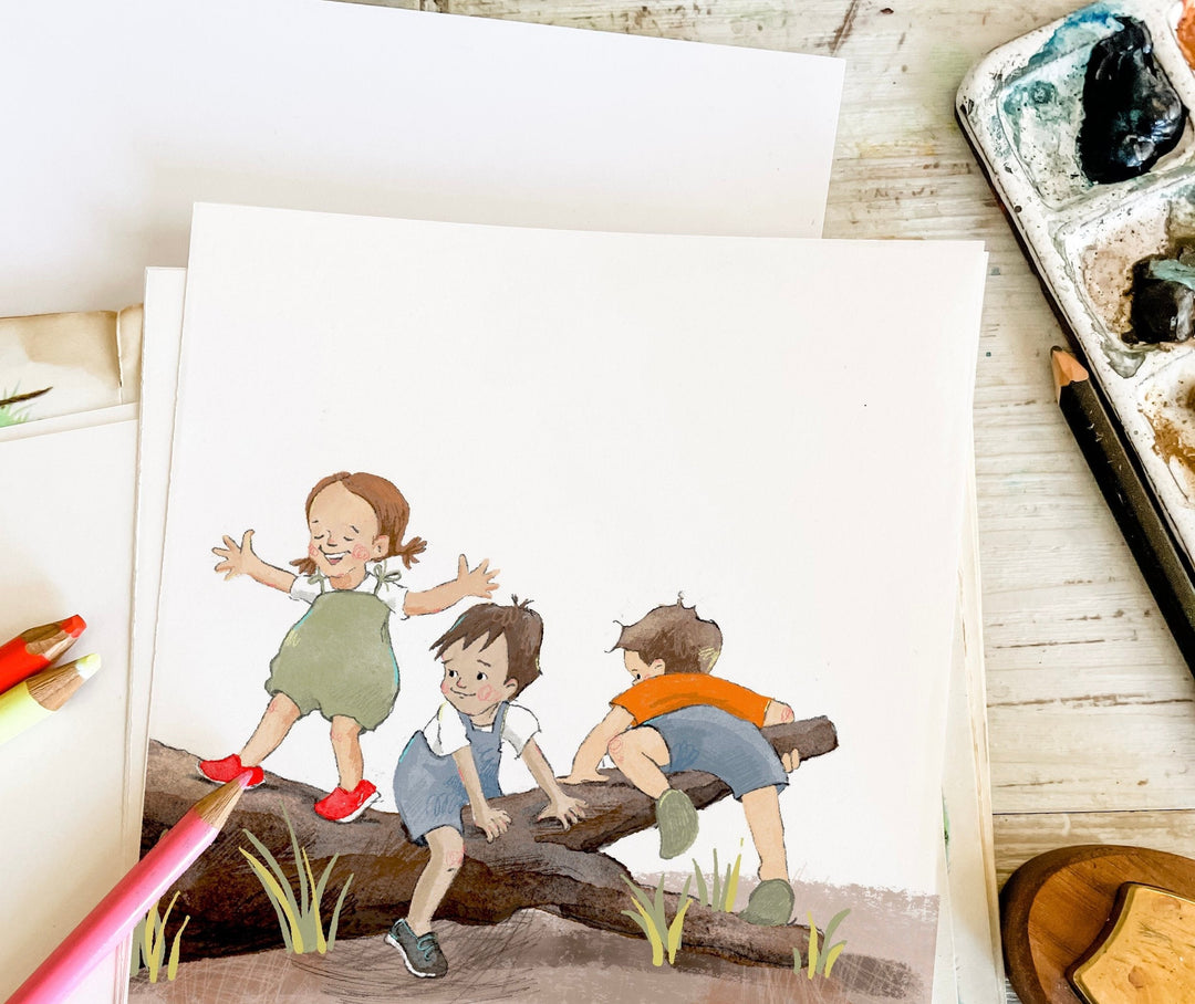 Illustration Play_ A Day in the Forest