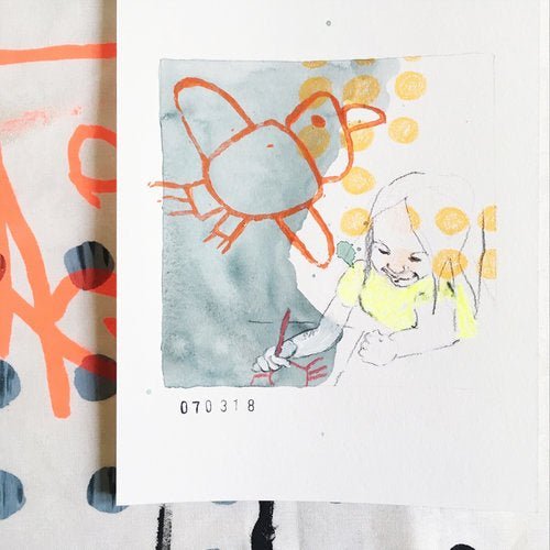A drawing every day except Sunday - Ruth de Vos: Art