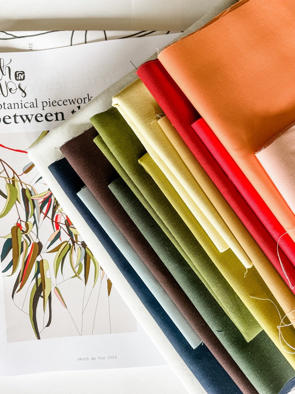 Between the Leaves Quilt Pattern and Kit BUNDLE