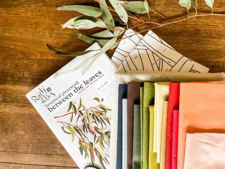 Between the Leaves Quilt Pattern and Kit BUNDLE