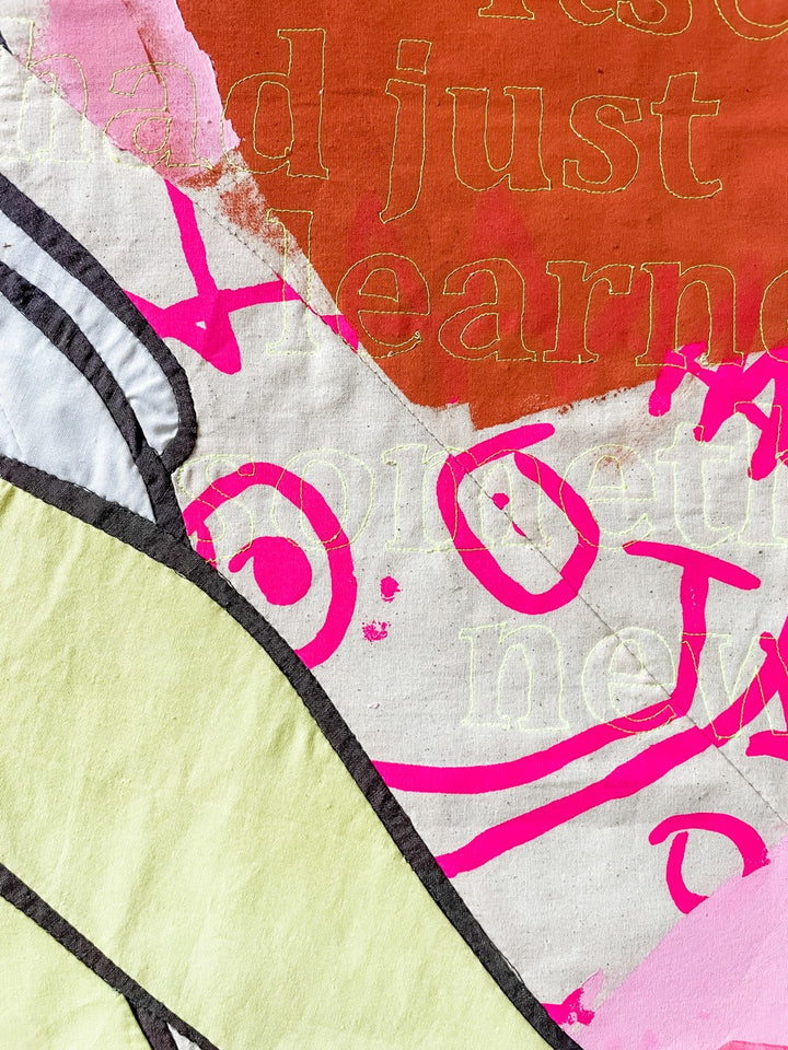 Delighting: a textile artwork