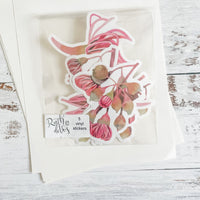 Eucalyptus Stickers (transparent) (pack of 5) - Ruth de Vos: Art