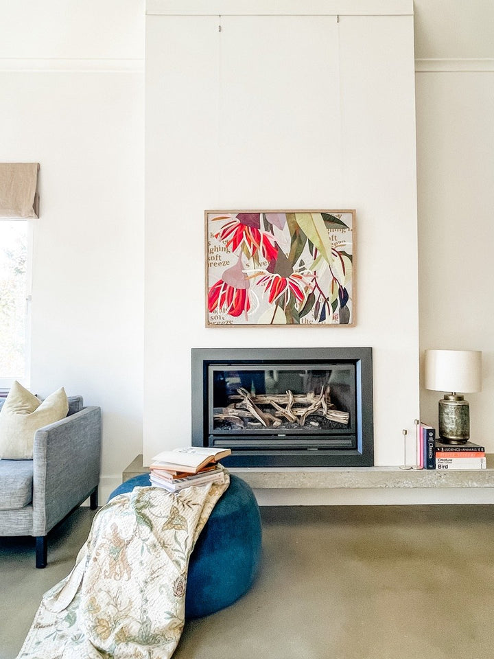 He Makes Springs Gush Forth: a botanical textile artwork