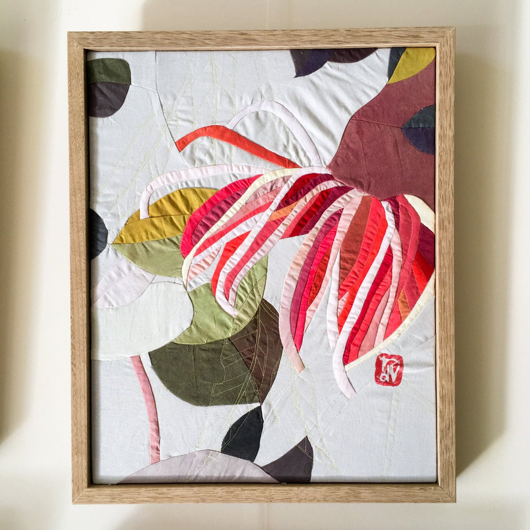 Abundant: botanical textile artwork - Ruth de Vos: Art