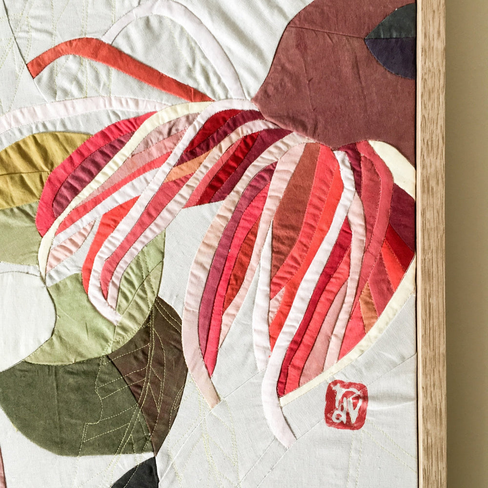 Abundant: botanical textile artwork - Ruth de Vos: Art