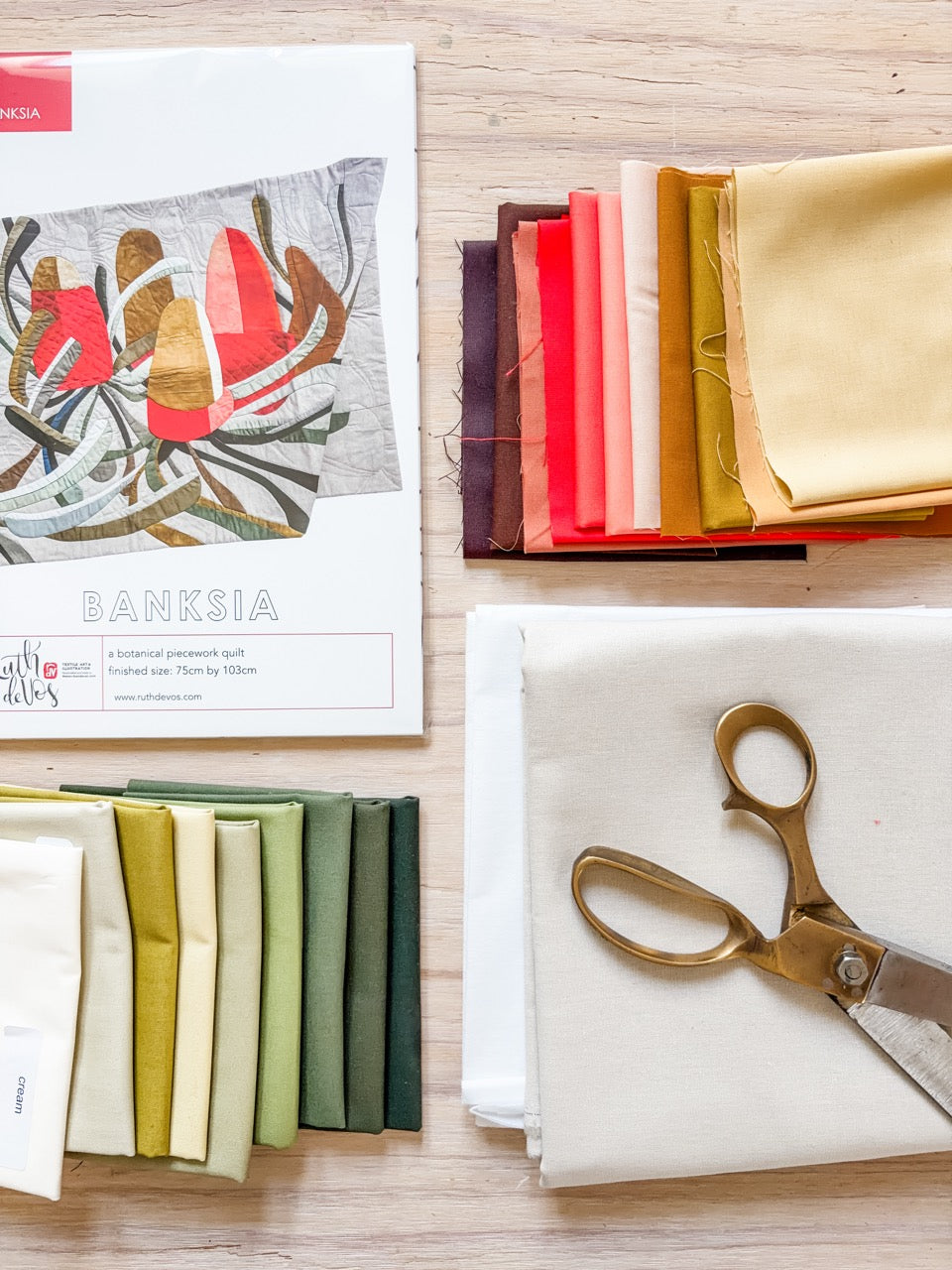 Banksia Quilt Pattern and Kit BUNDLE