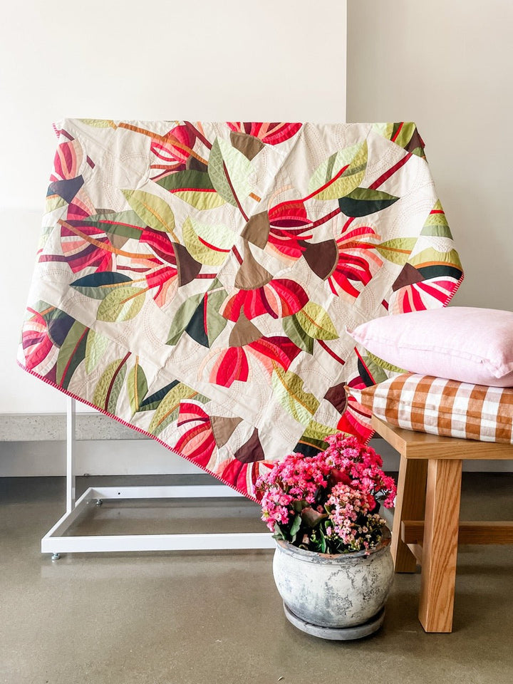 Blossom Explosion Quilt Pattern - Ruth de Vos: Art