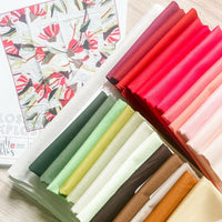 Blossom Explosion BUNDLE: Paper Quilt Pattern + Fabric Kit - Ruth de Vos: Art
