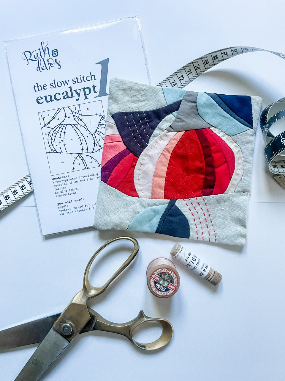 Slow Stitch Eucalypt 1: Kit