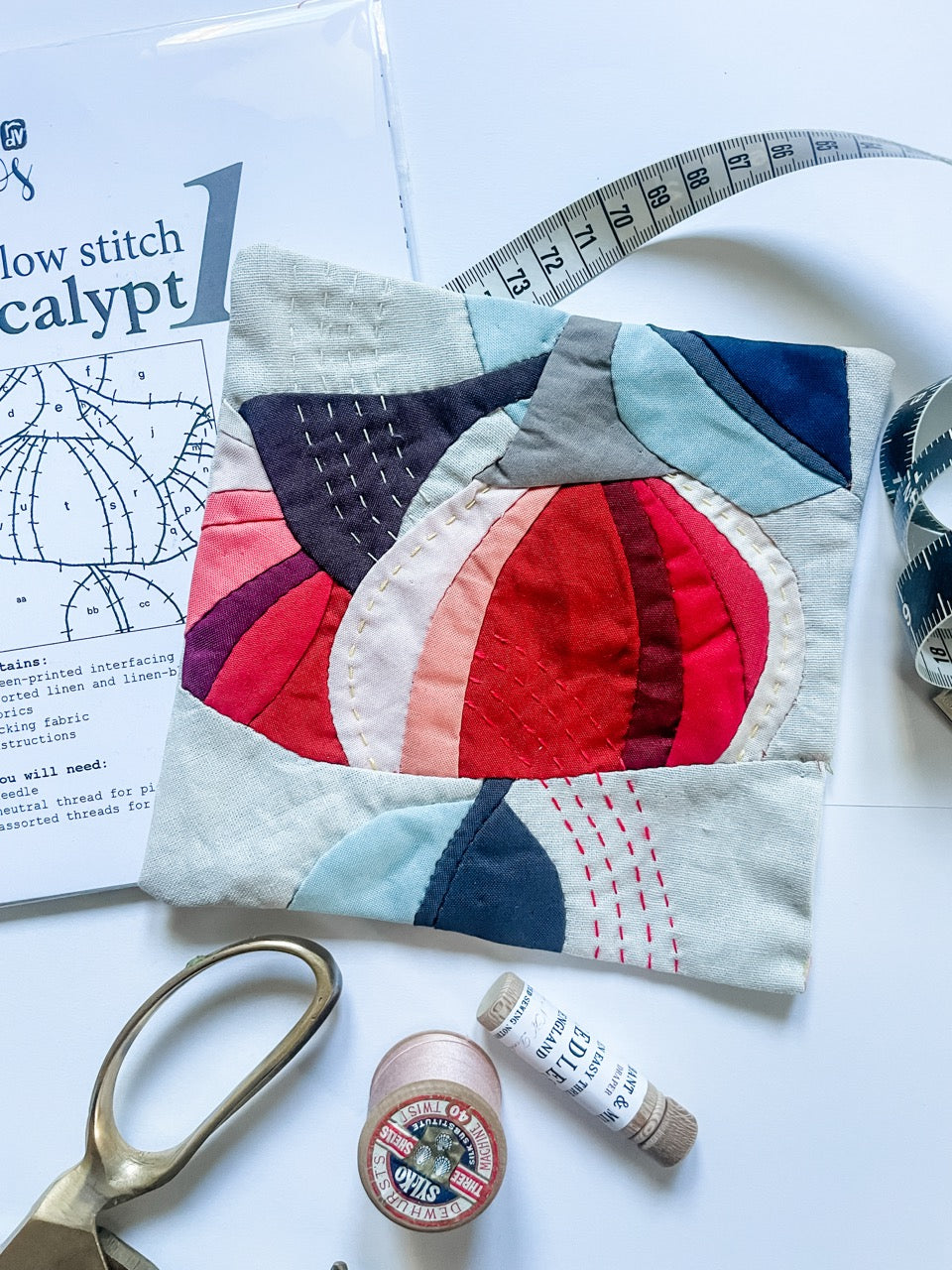 Slow Stitch Eucalypt 1: Kit