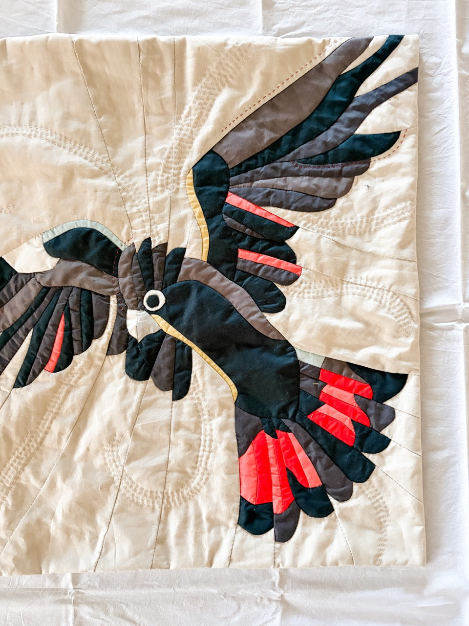 Black Cockatoo Quilt Pattern