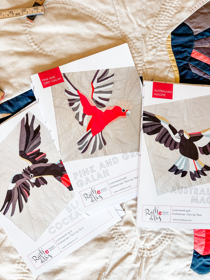 Australian Birds Paper Quilt Pattern Bundle