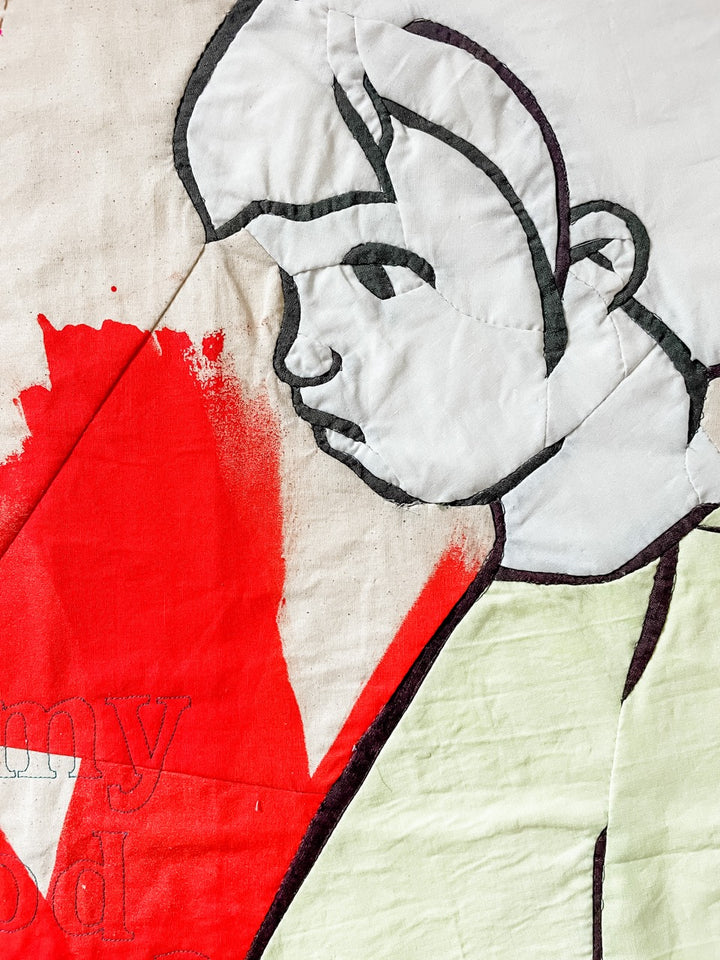 I Wonder: a textile artwork