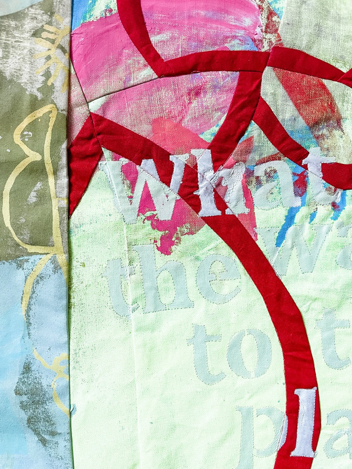 If You Have Understanding: a textile artwork