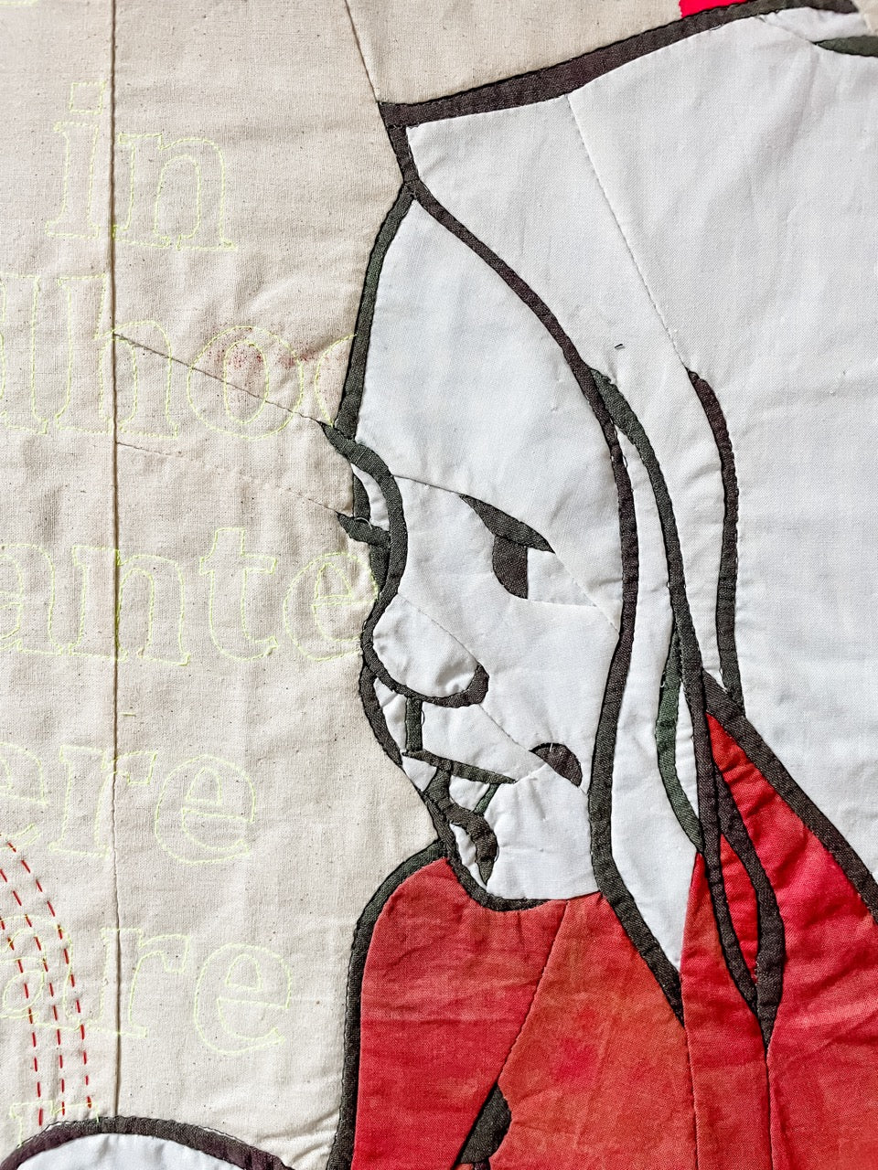 In the Quiet: a textile artwork