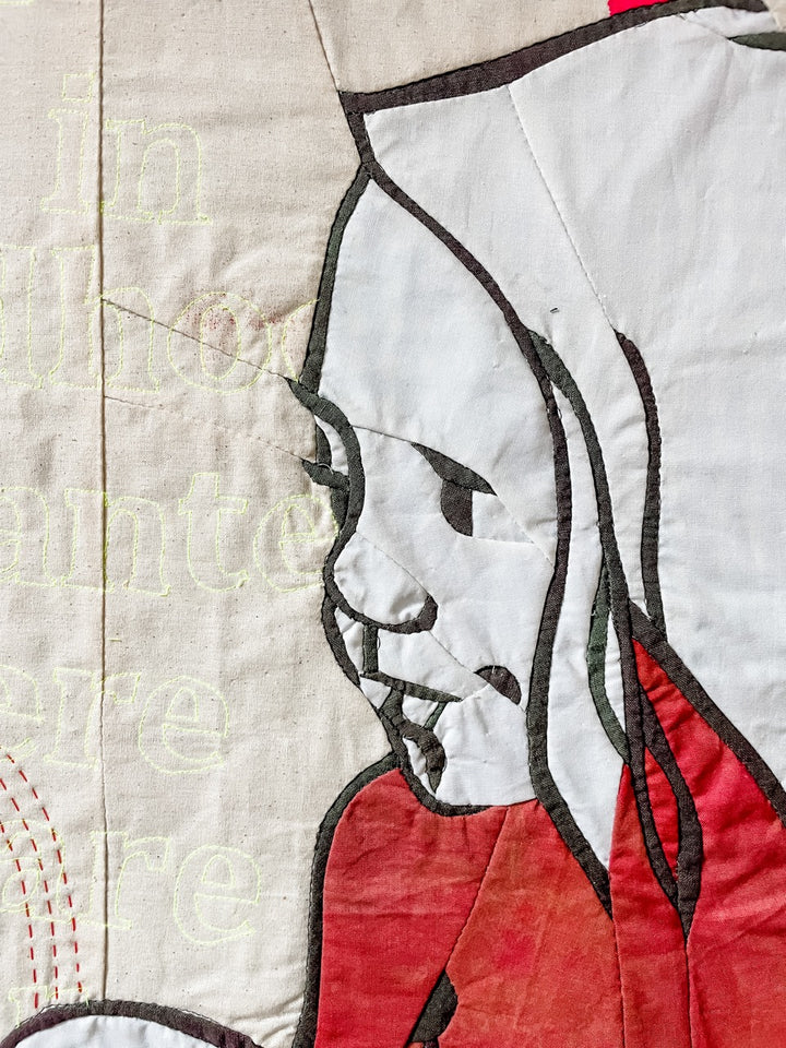 In the Quiet: a textile artwork