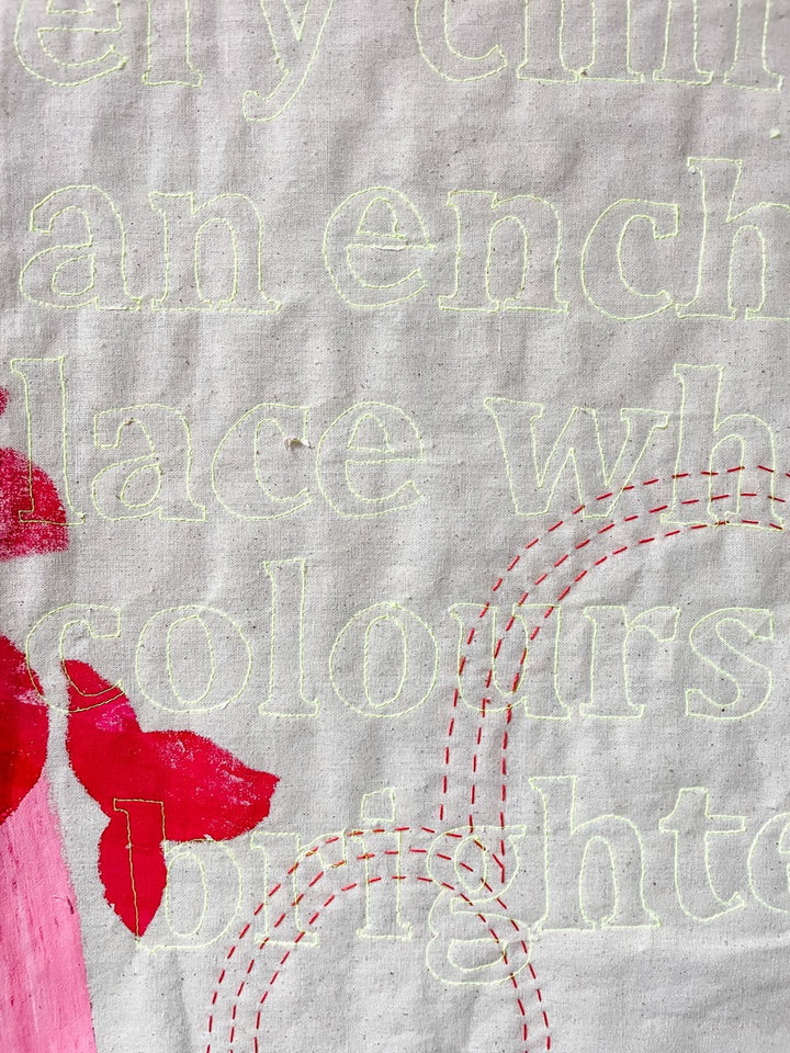 In the Quiet: a textile artwork