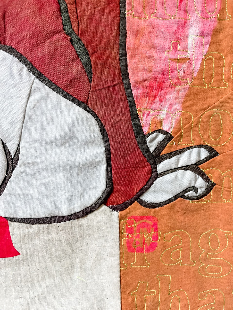 In the Quiet: a textile artwork
