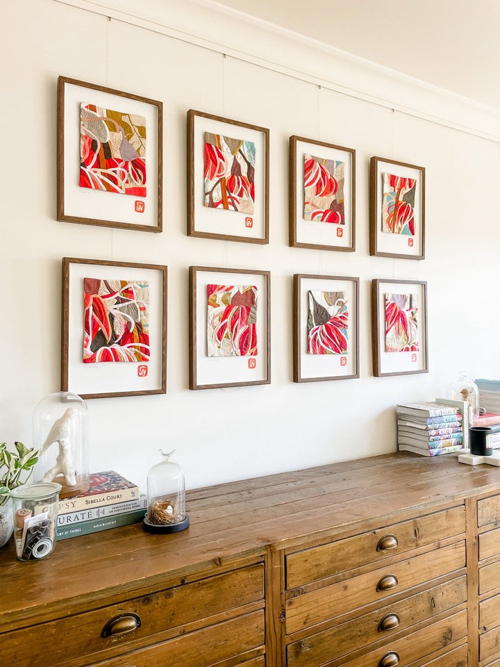 Inpouring: a botanical textile artwork