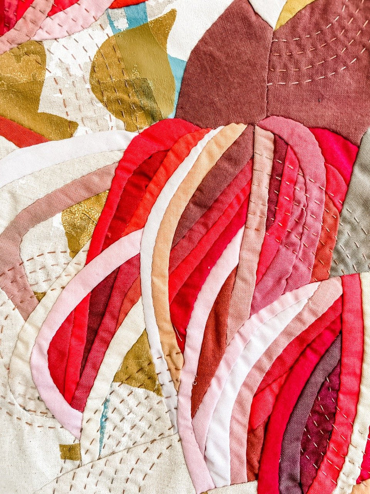 Inpouring: a botanical textile artwork