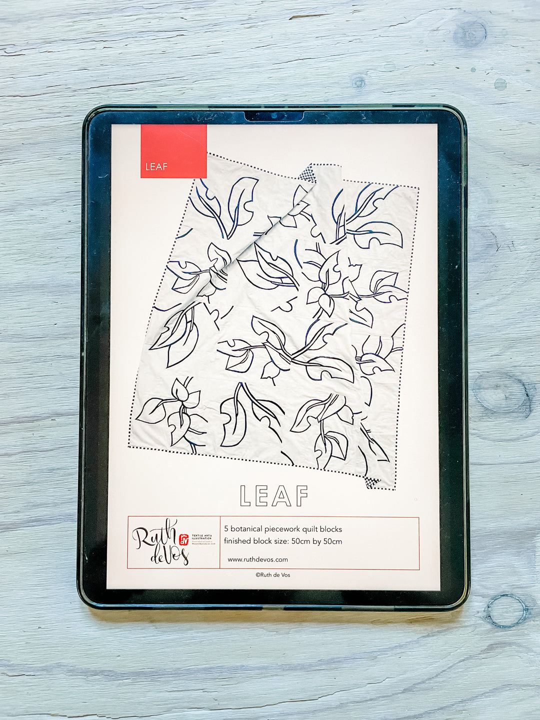 Leaf Quilt DIGITAL Pattern
