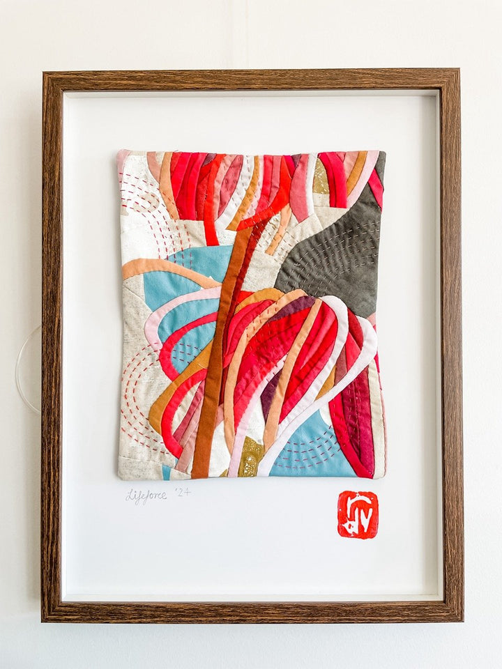 Lifeforce: a botanical textile artwork