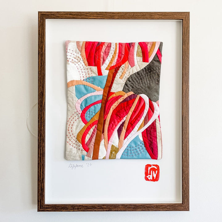 Lifeforce: a botanical textile artwork
