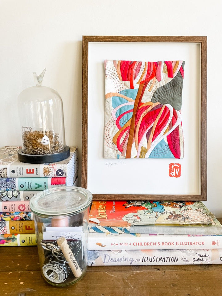 Lifeforce: a botanical textile artwork