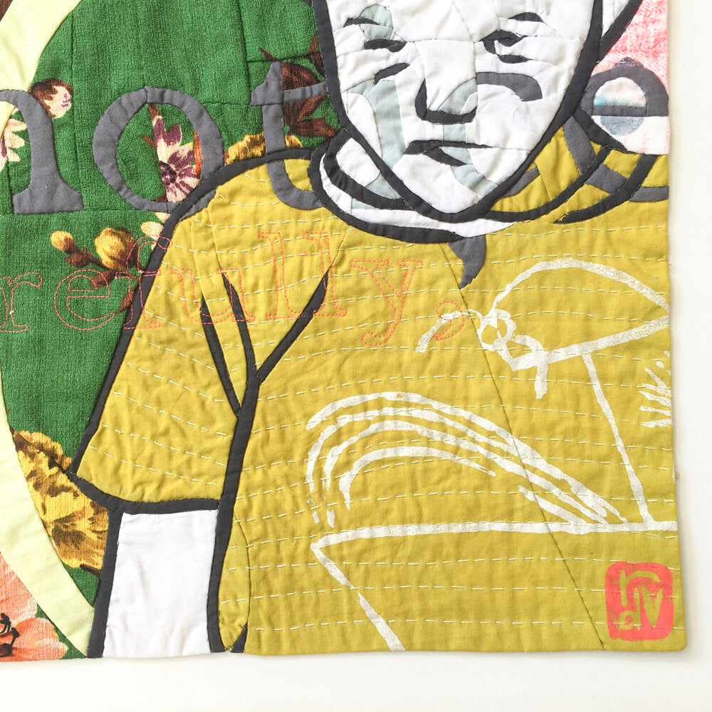 Making Sense 1: a textile artwork