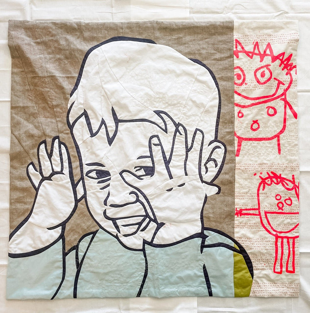 Peekaboo Quilt Kit - Ruth de Vos: Art
