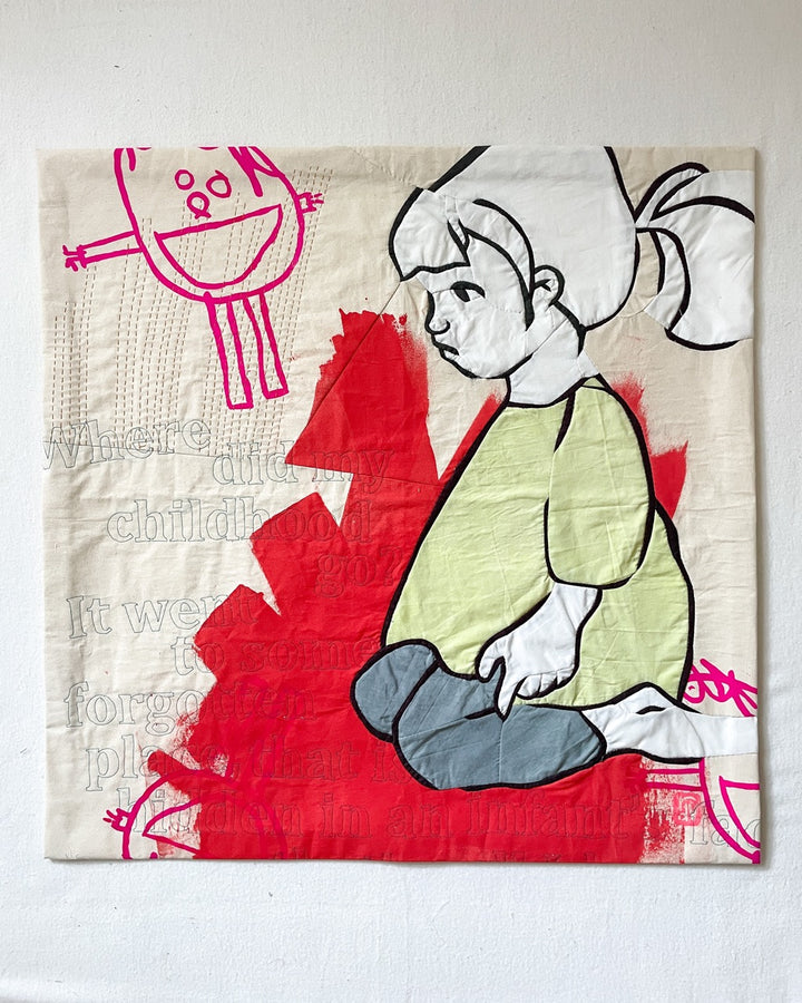I Wonder: a textile artwork