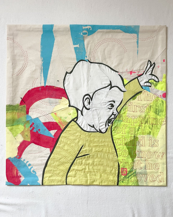 Shouted for Joy: a textile artwork