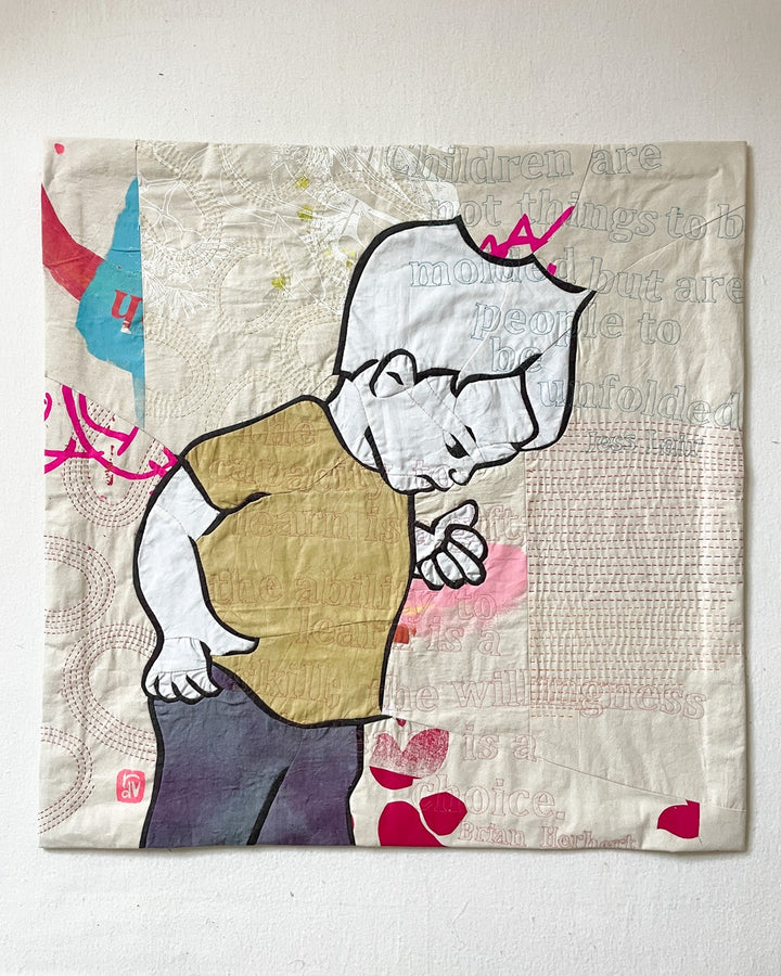 The Things I See: a textile artwork