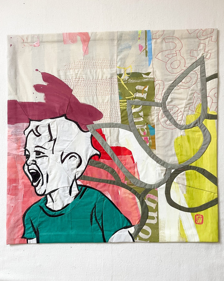 These All Look: a textile artwork
