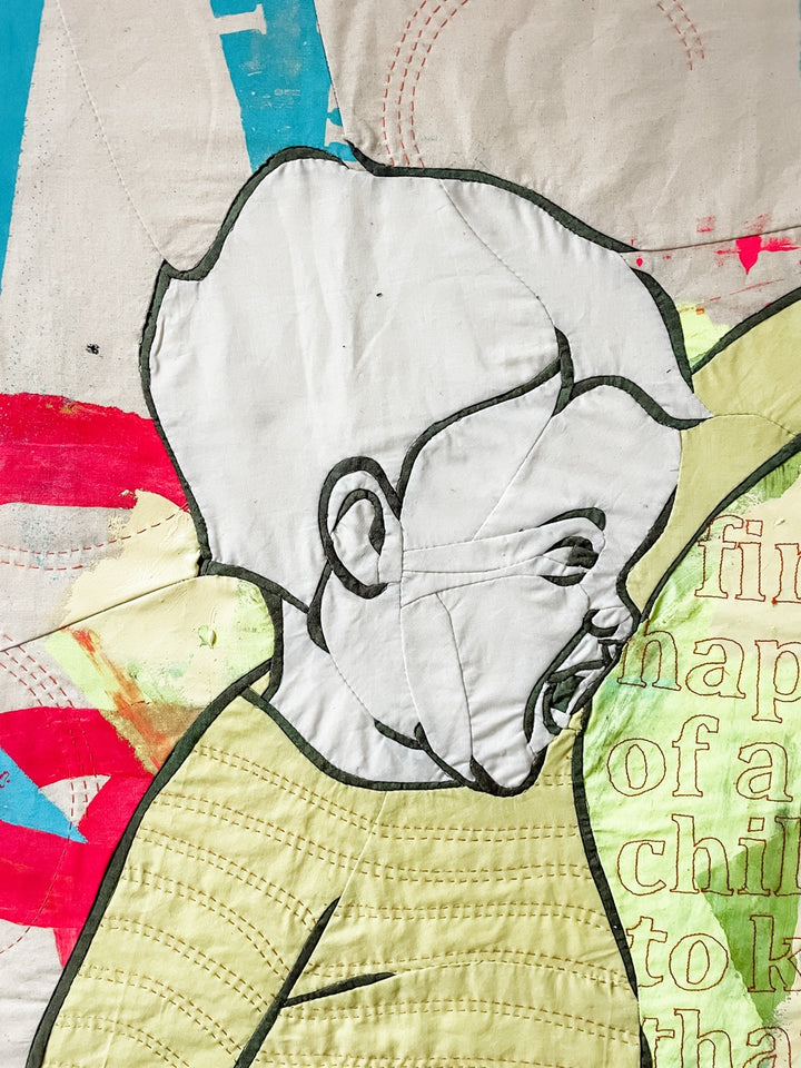 Shouted for Joy: a textile artwork