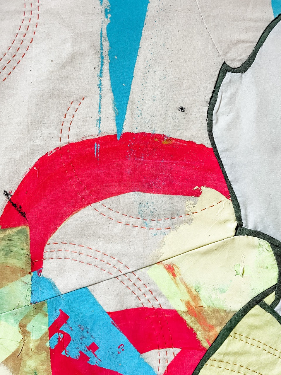 Shouted for Joy: a textile artwork