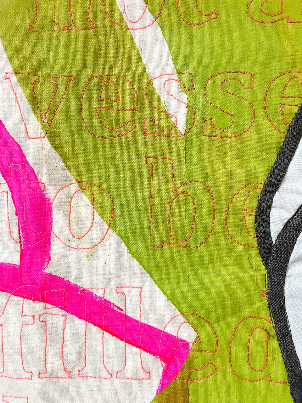 Simple Things: a textile artwork