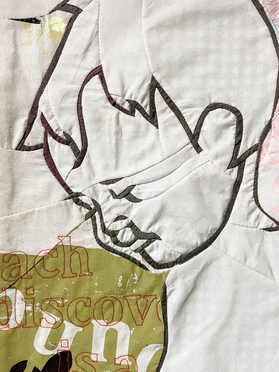 Since Your Days Began: a textile artwork