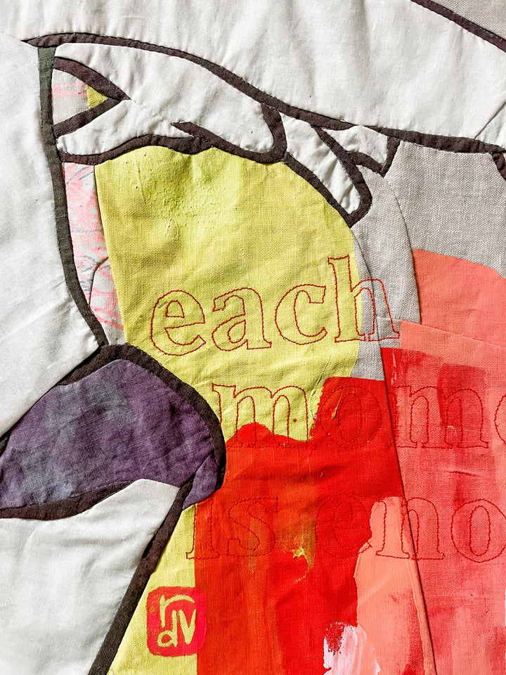 Since Your Days Began: a textile artwork