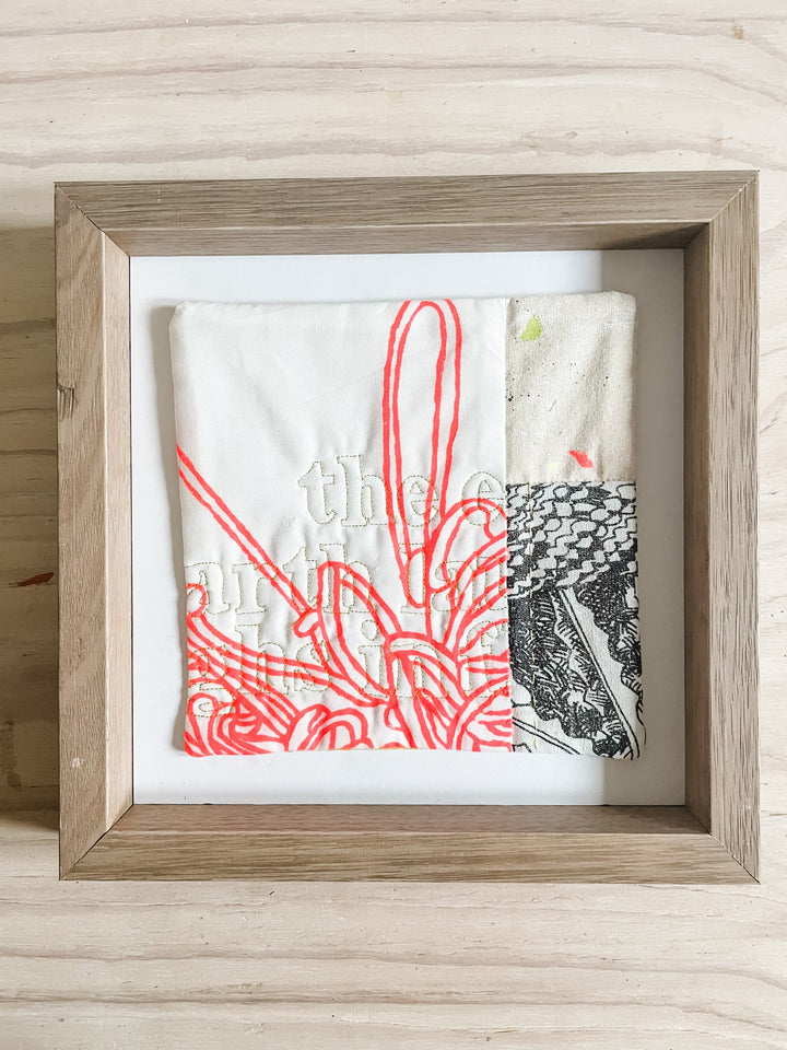 Small Botanical 1: textile artwork