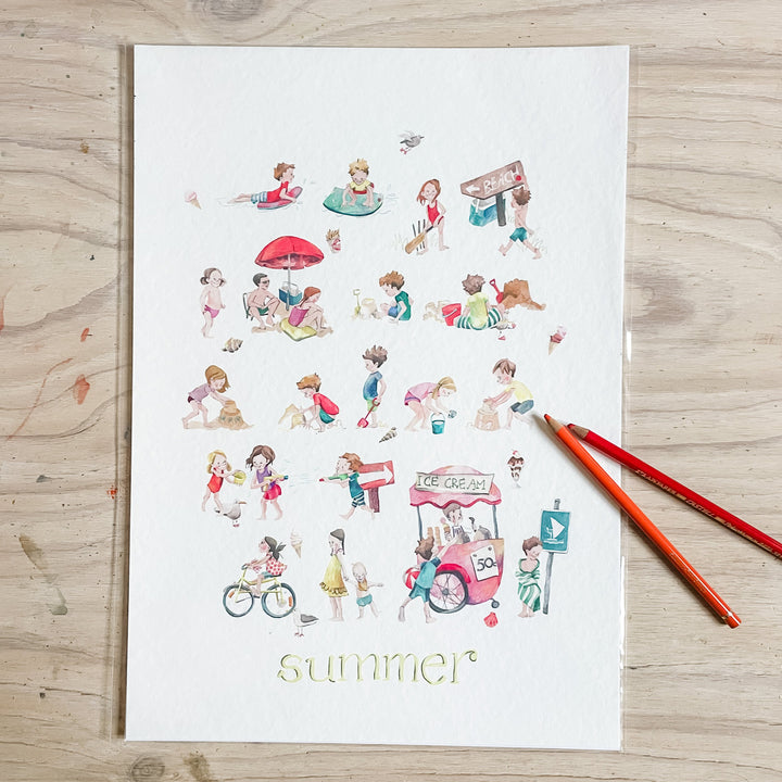 'Summer' art print