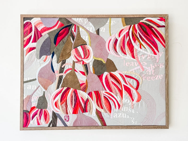 The Earth is Satisfied: a botanical textile artwork