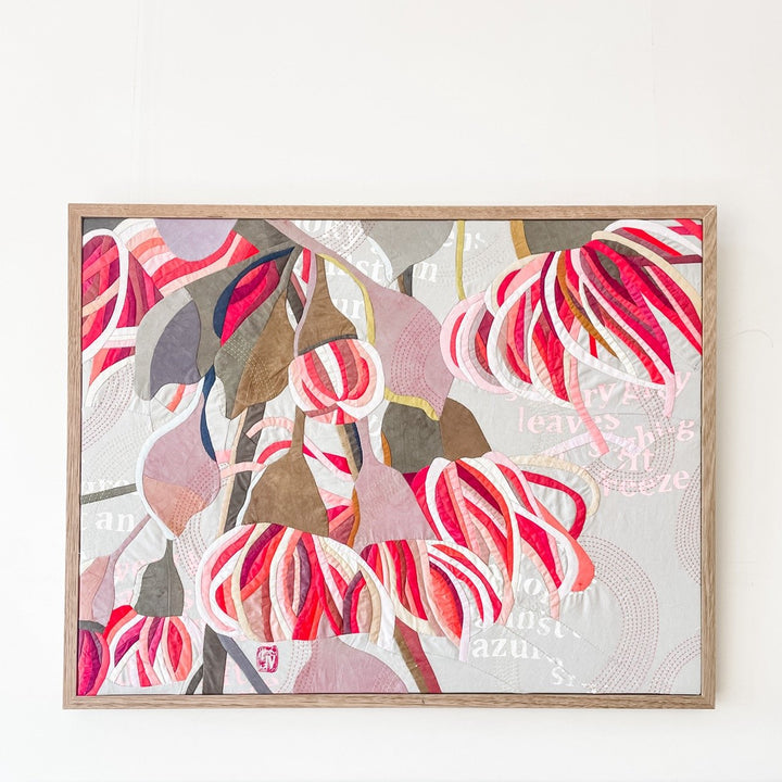 The Earth is Satisfied: a botanical textile artwork