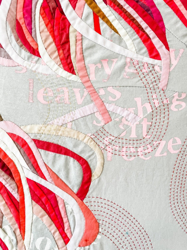 The Earth is Satisfied: a botanical textile artwork