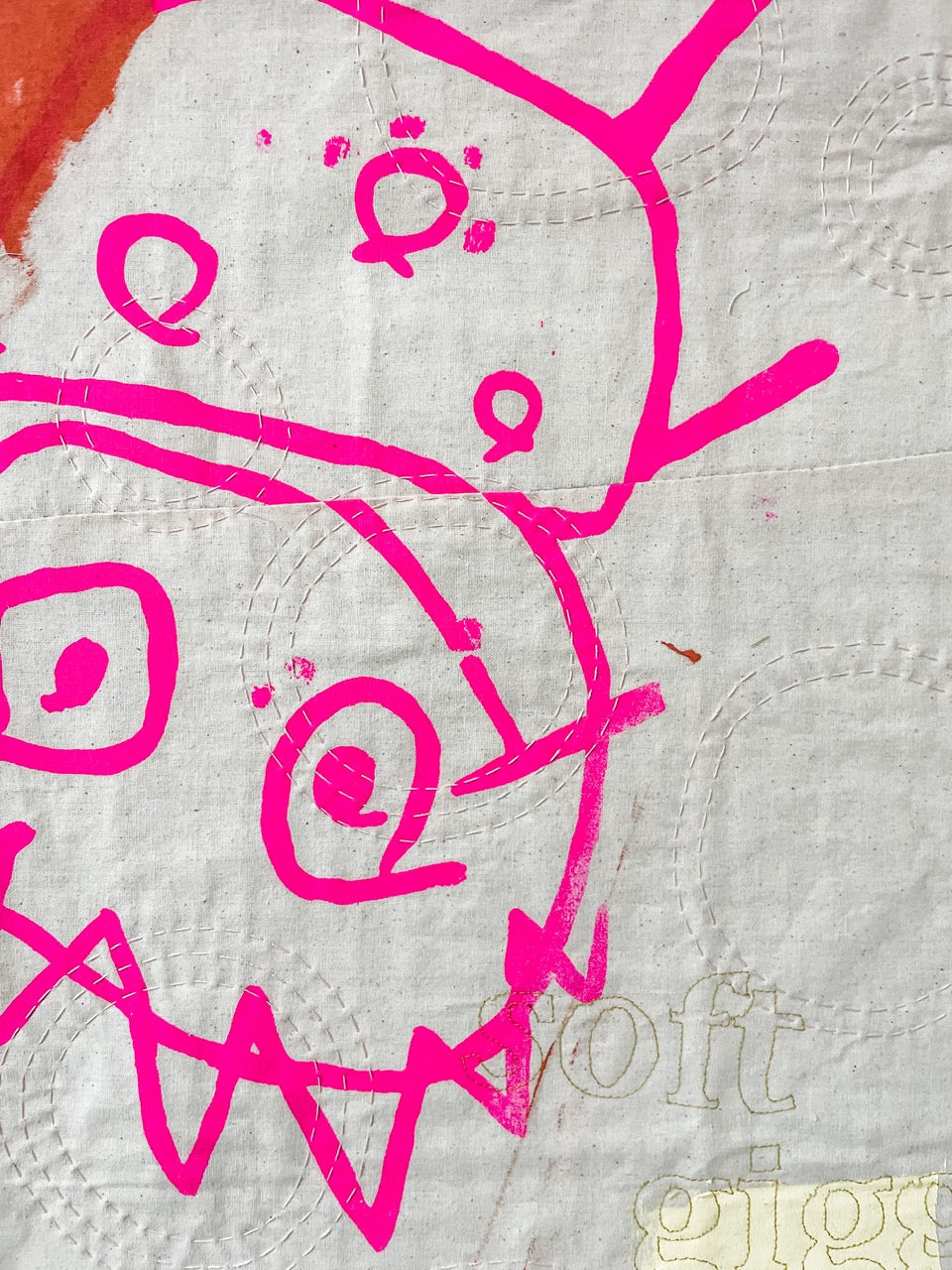 The Joy I Share: a textile artwork