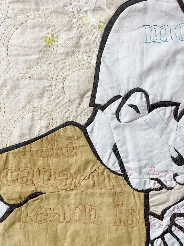 The Things I See: a textile artwork