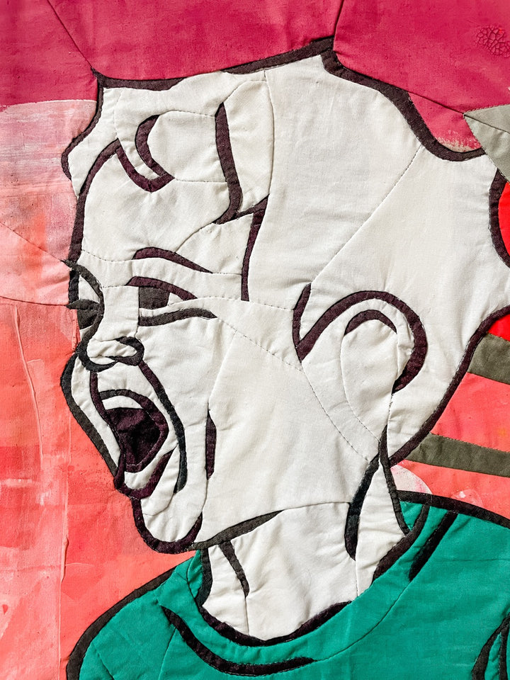 These All Look: a textile artwork