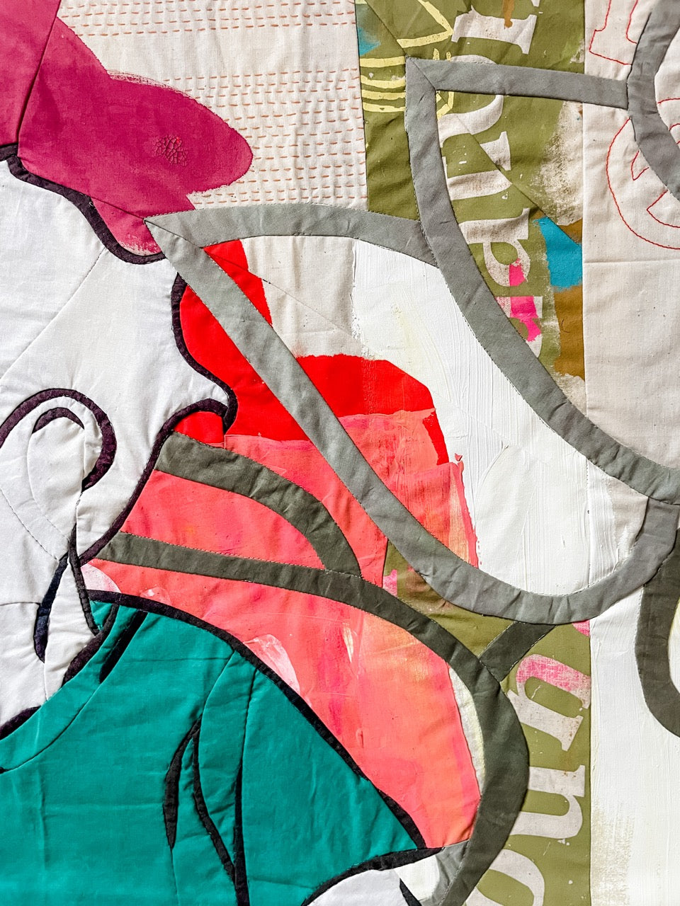 These All Look: a textile artwork