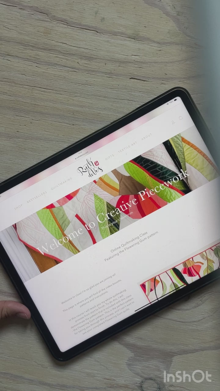 Creative Piecework: Online Quilting Class